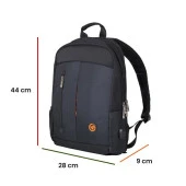 NPO CitylifePlus Smart 16" Siyah Notebook Sırt Çantası Çift Ana Bölmeli - 3
