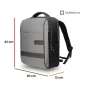 NPO Prestige Smart 16" Gri Notebook Sırt Çantası - 4