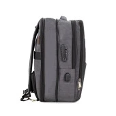 NPO TRV02 Travela 16" Siyah Notebook Sırt Çantası Genişleyebilir - 8