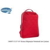 ADDISON 300873 13,3" Kırmızı Notebook Sırt Çantası - 5
