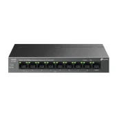TP-LINK 8port LS109P 10/100 1-UPLINK 63W FULL POE YÖNETİLEMEZ SWITCH - 1