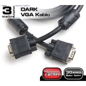 DARK DK-CB-VGAL300 3 Mt Monitör Kablosu VGA 15E/15E thumbnail 1