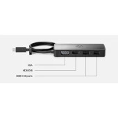 HP Travel Usb Type-C Hub (235N8AA) - 2