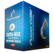 POWERGATE CAT6 Utp 23AWG Gri 305m Kablo CAT6-BOX-GY - 1