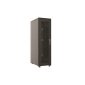 AGER 26U 800x1000mm Dikili Tip Siyah Kabinet Vega AG-VB26U8010S1-BAAA-A-M1 Cam Kapak thumbnail 2