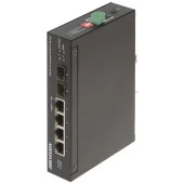 HIKVISION 4port DS-3T0506HP-E/HS GIGABIT 2-SFP 60W POE YÖENTİLEMEZ ENDÜSTRİYEL SWITCH - 1