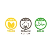 Sleepy Islak Havlu Mendil Pamuklu Yenidoğan Natural Bambu 40 Yaprak 12 Li Set+Bakım Örtüsü 2 Li Set - 6