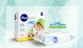 Sleepy Islak Havlu Mendil Pamuklu Yenidoğan Natural Bambu 40 Yaprak 12 Li Set+Bakım Örtüsü 2 Li Set - 4