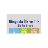 Sleepy Islak Havlu Mendil Pamuklu Yenidoğan Natural Bambu 40 Yaprak 12 Li Set+Bakım Örtüsü 2 Li Set - 7