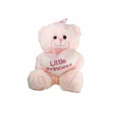 PABA501532-25 Peluş Kalpli Ayı 25 cm -Vardem - 1