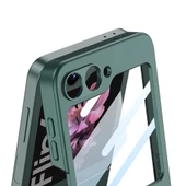 Vendas Samsung Galaxy Z Flip 6 Kılıf Zore Z Harfli Yüzüklü Kıpta Kapak - 11
