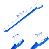 Çift Taraflı Kedi Köpek Diş Fırçası 4 lü set - 2