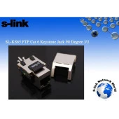 S-Lınk Sl-Ks65 Utp Cat6 90 Derece 3U Keystone Jack - 1