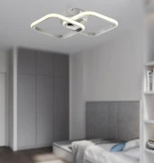 TT Aydınlatma TT405-2-KR  Krom Kaplama 2 li Kare Led Avize - 2