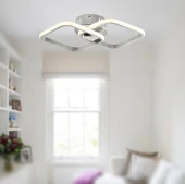 TT Aydınlatma TT405-2-KR  Krom Kaplama 2 li Kare Led Avize - 3