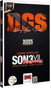 2025 DGS VİP Sayısal Sözel Yetenek Tamamı Çözümlü Son 3 Yıl Çıkmış Sorular Yargı Yayınları - 1