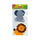 Bu-Bu Sticker 3D Keçe Hayvanlar (Fil-Aslan) BUBU-STS011 - 1