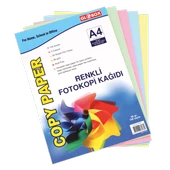 Globox Renkli Fotokopi Kağıdı 100 LÜ A4 Renkli 6536 - 1