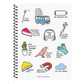 Keskin Color Hisli Şeyler A4 80 Yp.Çigili Spiralli Stickerli Defter Hepsi De Beni Bulur - 2