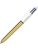 Bic Tükenmez Kalem 4 Colours Shine Gövde Gümüş - 1