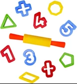 Brons Oyun Hamuru Matematik Kalıp Seti Br-472 - 2
