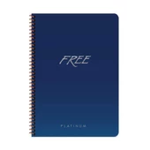 Free Platinum A4 80 Yaprak Çizgili Plastik Kapak Defter Keskin Color - 4