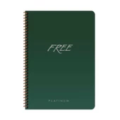 Free Platinum A4 80 Yaprak Çizgili Plastik Kapak Defter Keskin Color - 6
