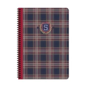 Keskin Color A4 80 Yaprak Çizgili Karton Kapak Spiralli School Defter - 4