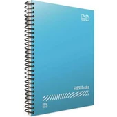 Gıpta Fresco Spiralli Plastik Kapak Defter A4 80 YP Çizgili 4899 - 1