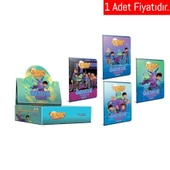 Rafadan Tayfa Sipiralli A6 Karton Kapak Not Defteri (Adet Fiyatıdır) - 1