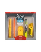 Serve Kırtasıye Setı 0.7 mm Sarı 5 lı - 1