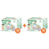 EVONY ELASTİK KULAKLI ÇOCUK KIDS MASKE 100 Adet - 2