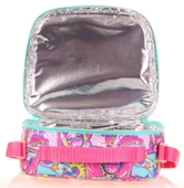 Kaukko Kız Çocuk Isı Yalıtımlı Beslenme Çantası ve Kalemlik Seti - Pembe Yeşil thumbnail 2