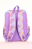Kaukko Kids Pembe Gülen Yüz Kız Çocuk Okul Sırt Çantası - Özel Tasarım thumbnail 2