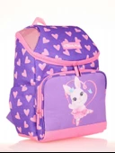 Kaukko Kids Mor Sevimli Tavşan Kız Çocuk Okul Sırt Çantası - Özel Tasarım thumbnail 1