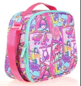 Kaukko Kids Isı Yalıtımlı Kız Çocuk Pembe Yeşil Beslenme Çantası thumbnail 1