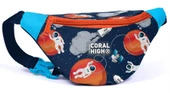 Coral High Lacivert Mavi Astronot Baskılı Erkek Çocuk Bel Çantası - 1