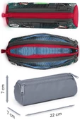 Coral High Erkek Çocuk Gri Nefti Anime Motorsiklet Desenli İlkokul Okul Çanta Seti ve Bel Çantası thumbnail 4