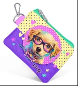 Coral High Sarı Pembe Sevimli Köpek Bozuk Para Çantası - Kız Çocuk - 1