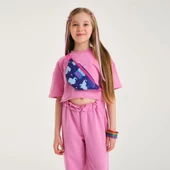 Coral High Kız Çocuk Günlük Bel Çantası - Mor Pembe Fil - 2