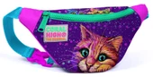 Coral High Kız Çocuk Günlük Bel Çantası - Mor Kedi - 1