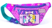Coral High Kedi Köpek Baskılı Kız Çocuk Bel Çantası - 1