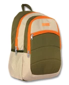 Ümit Çanta Cennec Ortaokul Kolej Lise ve Günlük Sırt Çantası - Yeşil-Krem - Erkek thumbnail 1