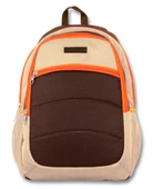 Ümit Çanta Cennec Ortaokul Kolej Lise ve Günlük Sırt Çantası - Kahverengi-Turuncu - Erkek thumbnail 2
