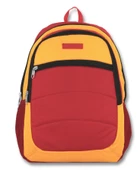 Ümit Çanta Cennec Ortaokul Kolej Lise ve Günlük Sırt Çantası - Kırmızı-Sarı - Kız ve Erkek thumbnail 2