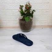 Brn 302 Lacivert Ahtapot Hasırlı Kaymaz Havuz Plaj Bayan Terliği thumbnail 8