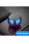 Metal Mini Kablosuz Hoparlör Şarjlı 4w Mini Bluetooth Speaker Tws Özellikli Ses Bombası - 7