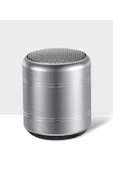 Mini Alüminyum TWS Kablosuz Bluetooth Hoparlör – Yuvarlak Metal Tasarım, Yüksek Bas ve Taşınabilir Özellikler - 3