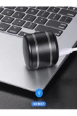 Mini Alüminyum TWS Kablosuz Bluetooth Hoparlör – Yuvarlak Metal Tasarım, Yüksek Bas ve Taşınabilir Özellikler - 2
