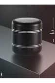 Mini Alüminyum TWS Kablosuz Bluetooth Hoparlör – Yuvarlak Metal Tasarım, Yüksek Bas ve Taşınabilir Özellikler - 1